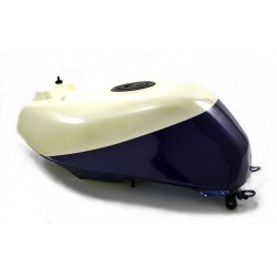 Benzinetank GSX-R750 1988 Wit / Blauw